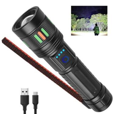 Imagem de Lanterna Super Led Holofote Ultra Potente Recarregavel 2000L - Bmax, P