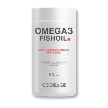 Imagem de Omega 3 EPA + DHA Fishoil Pure 90 Softcaps - Codeage-Unissex
