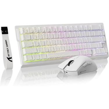 Imagem de X68 HE teclado para jogos e mouse R1, teclado magnético de 8 KHz, 16,8 M RGB, atuação personalizada, mouse ultraleve de 55 g com conectividade de 18.000 DPI