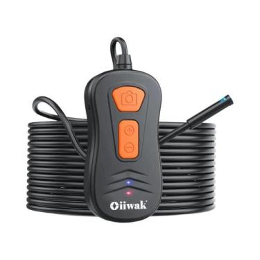 Imagem de Câmera Endoscópica WiFi De Lente Dupla De 8 Mm Oiiwak Boroscópio Inspe