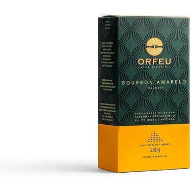 Imagem de Café Torrado e Moído Orfeu Bourbon Amarelo 250g - Café Orfeu
