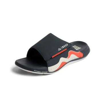 Imagem de Reef Sandálias deslizantes masculinas Swell Cruiser, Azul-marinho/branco/laranja, 45