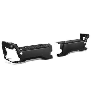 Imagem de DNA MOTORING Par de para-choques traseiro compatível com Ford F250 SD 2023-2025, F350 SD, F450 SD, PC3Z17810MAPTM, com orifícios para sensor de estacionamento, preto, BUMP-R-F25023-C-02-BK