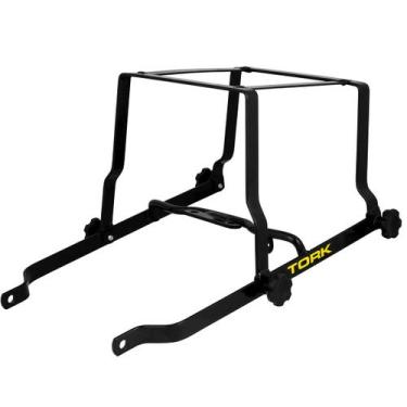 Imagem de Suporte Baú 80 Litros Pro Tork Removível Moto Titan 125 2000 Até 2004 