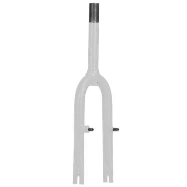 Imagem de Garfo aro 16 ultra bike em aço carbono - Ultra Bikes, Branco, ARO 16