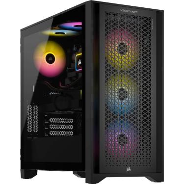 Imagem de CORSAIR - Desktop para jogos VENGEANCE i7500 - Intel Core i5 14600KF - 32GB DDR5 - NVIDIA GeForce RTX 4060 - SSD de 1 TB - Preto-CS-9050092-NA