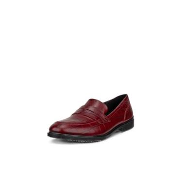 Imagem de ECCO Vestido feminino clássico 15 Penny Loafer, Brick Croco, 8-8.5