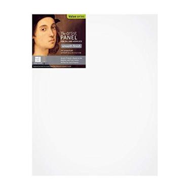 Imagem de (1/8" Plano, 36cm x 46cm) - Ampersand Art Supply Primed Smooth Artist Panel cm Perfil plano 36cm x 46cm
