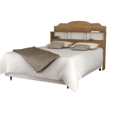 Imagem de Cabeceira Estrela Solteiro 0.90 Freijó/Off White – Vitamov