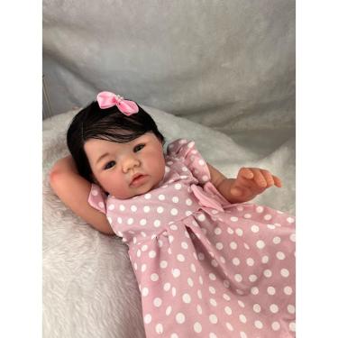 Imagem de Bebe Reborn Princesa Banho Silicone Macio Menina Com Itens