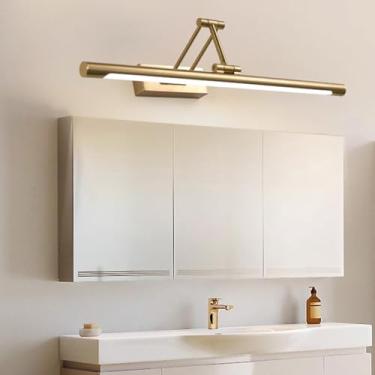 Imagem de Luz de parede LED espelho de banheiro 180° lâmpadas de parede giratórias ajustáveis luzes de moldura de imagem arandelas de parede internas de metal moderno para barbear maquiagem sala de estar quarto