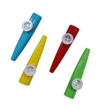 Imagem de Kit 4 Kazoo Apito em Plástico ABS Cores - Liverpool