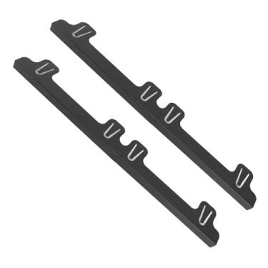 Imagem de HEEPDD Tampa do Gap do Fogão, 2pcs Fogão a Caça de Gap para o Forno do Forno Guarda de Lava -louças de Aço Inoxidável Seguro Com Acabamento Preto para o Balcão da Cozinha