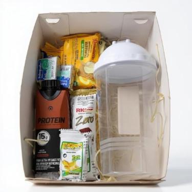 Imagem de Presente Cesta de lanche Fitness com Shakeira- 9 itens
