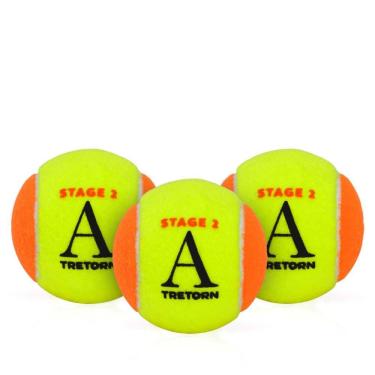 Imagem de Bola De Beach Tennis Tretorn Academy Stage 2 Pack Com 03 Bolas Laranja