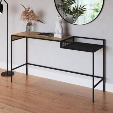 Imagem de Aparador Industrial Retrô Madeira/Aço 140cm York - Artesano Móveis