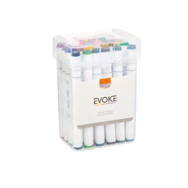 Imagem de Marcador Artístico Evoke Dual Marker 24 Cores - BRW 
