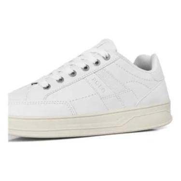 Imagem de Tênis Masculino Sapatênis Ortopédico Confort Leve + Relógio (Branco, BR, Adulto, Numérico, 40)