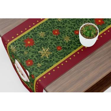 Imagem de Caminho De Mesa Trilho Papai Noel Natal Arabesco - Core Decore