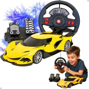 Imagem de Carro De Controle Remoto Volate Sensor Direção Pedal Luz Led - Multiki