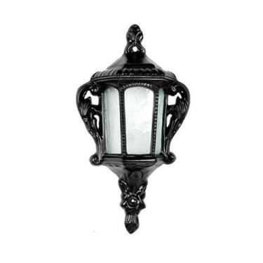 Imagem de Luminária Colonial Meia Cara Veneza em Alumínio e Vidro - LUMINÁRIAS N