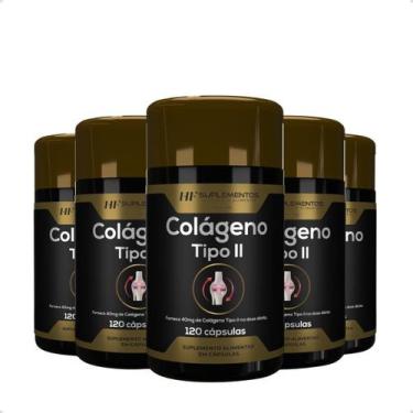 Imagem de 5X Colágeno Tipo Ii 120 Cápsulas Hf Suplementos