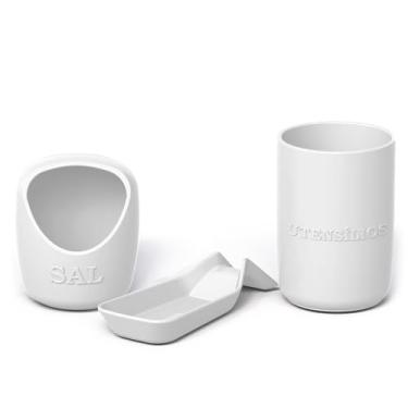 Imagem de Ceraflame Conjunto bancada Open 3 peças Home, Branco