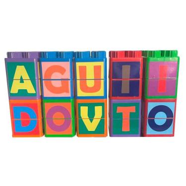 Imagem de Blocos De Montar Alfabeto Infantil - Brink Sul