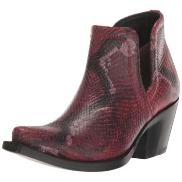 Imagem de ARIAT Bota feminina WMS Dixon Red Snake Western, Cobra vermelha, 5.5