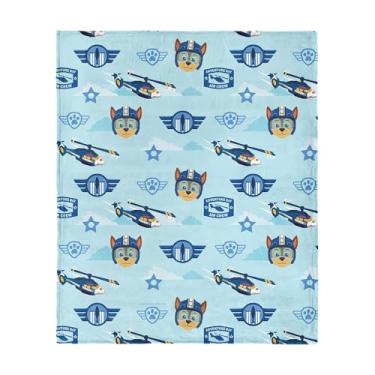 Imagem de Nickelodeon Patrulha Canina Oficialmente Licenciado Chase Rescue Cobertor Infantil Toque de Seda Leve, 101,6 x 127 cm
