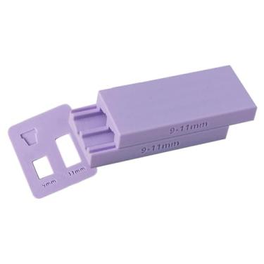 Imagem de UGPLM Conjunto de formadores de vasos de de dois tamanhos de 9 mm e 11 mm com marcas de medição 8x3,5 cm/3,1x1,4 polegadas, ferramenta profissional, Roxo