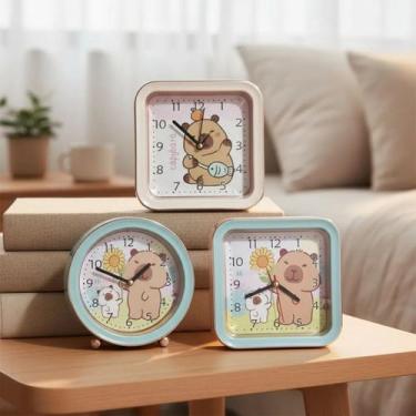 Imagem de Relógio Com Alarme De Parede E Mesa Cozinha Sala Quarto Decorativo Mod