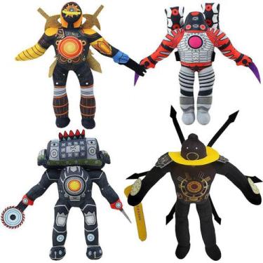 Imagem de Toys de pelúcia Titan Cameraman Upgrade Toilet, 4 unidades para crianç