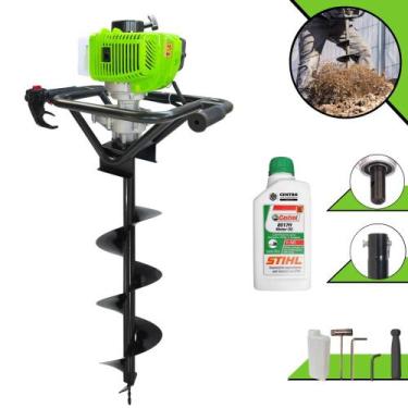 Imagem de Perfurador de Solo Menegotti MPS52 À Gasolina Motor 2T 52cc 1,8HP de P