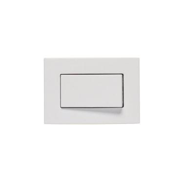Imagem de Placa Para Móveis 65x45 Com Interruptor Intermediário Margirius Sleek 10a Branca