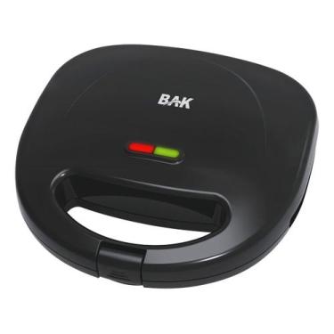 Imagem de Sanduicheira Elétrica Bak 750w Fast Grill Cor Preto, Bivolt