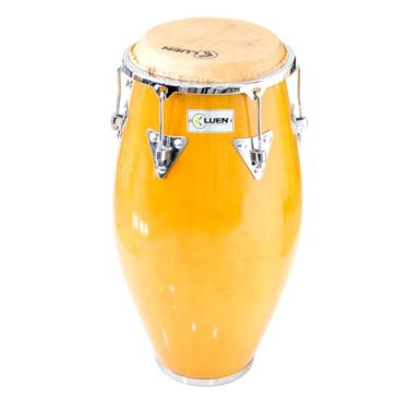Imagem de Conga Jumbo 12½ Madeira Natural Verniz Ferragem Crom Pele Animal 06 Afin - Latina - Luen