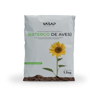 Imagem de Vasap Fertilizante Orgânico Simples Esterco De Aves 1,5Kg