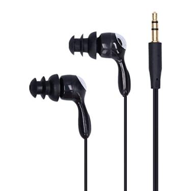 Imagem de AUNMAS Em Fones de Ouvido Com Telhas de Orelha Com Substituições por Substituições - Desfrute de Música Durante a Natação, Surf, Corrida, Ciclismo - para Exercícios de Ginástica, Material ABS (Preto)