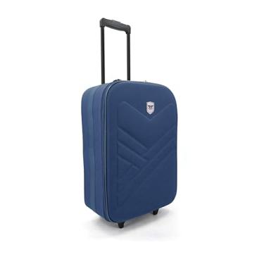 Imagem de Mala de Bordo Bagagem de Mão Mala 10kg Pequena com puxador Padrão ANAC com 2 Rodas duplas Compartimento para sua roupas | Mala Falcon Line 25% mais leves e resistentes para sua viagem longas e curtas