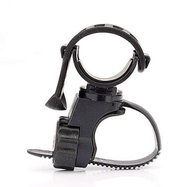 Imagem de Pilipane Braçadeira de luz de bicicleta, suporte de montagem de lanterna giratória de 360 graus, design ajustável de liberação rápida para guidão de ciclismo de bicicleta 25 e 35 mm