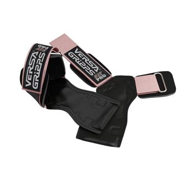 Imagem de Versa Gripps® Fit Pro, feito nos EUA, alças de pulso para atletas femininas, o melhor acessório de treinamento, Peach Bellini, P
