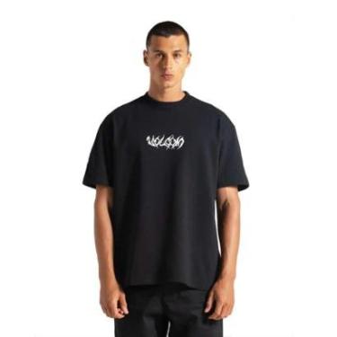 Imagem de Camiseta Volcom Manga Curta Comfort Full Ring Preto-Masculino