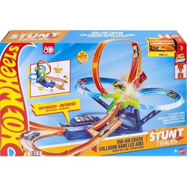 Imagem de Hot Wheels Pista Stunt Tracks Choque Multi Aéreo - JFD12 - Mattel
