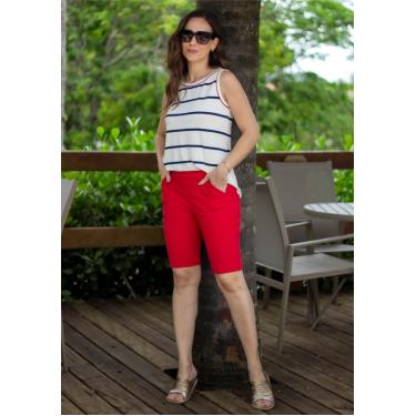 Imagem de Bermuda Pau a Pique Poliamida Vermelho