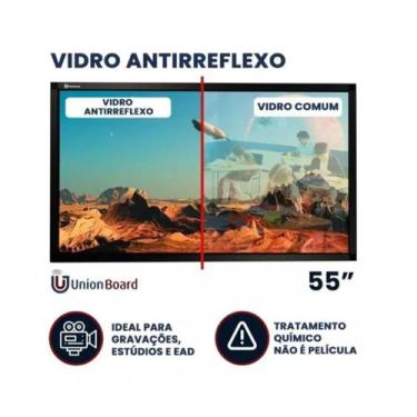 Imagem de Moldura/Lousa Interativa Touchscreen Unionboard Antireflexo 55"