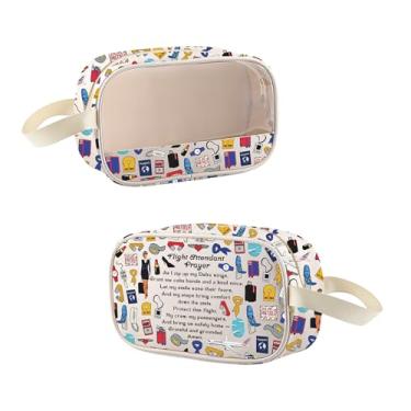 Imagem de MEIKIUP Bolsa de viagem cosmética aeromoça para comissária de bordo, bolsa de maquiagem para aeromoça, Flight CMB2, Moderno