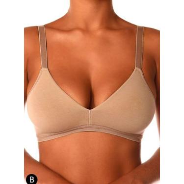 Imagem de Sutiã Secret Cotton Demillus 061052 (Antiga 078052) T.44/50 Plus Size,