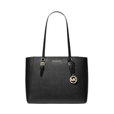 Imagem de Michael Kors Charlotte Bolsa grande com logotipo 3 em 1, Noir, Large, Bolsa