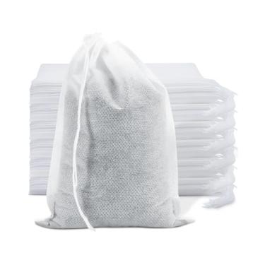 Imagem de Grasseed Sacos de filtro Cold Brew para cafeteiras Toddy & OXO, saco de fermentação fria com cordão para jarras e potes de pedreiro, 30 x 30 cm, pacote com 50